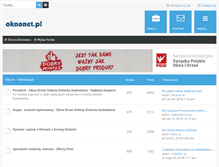 Tablet Screenshot of forum.oknonet.pl